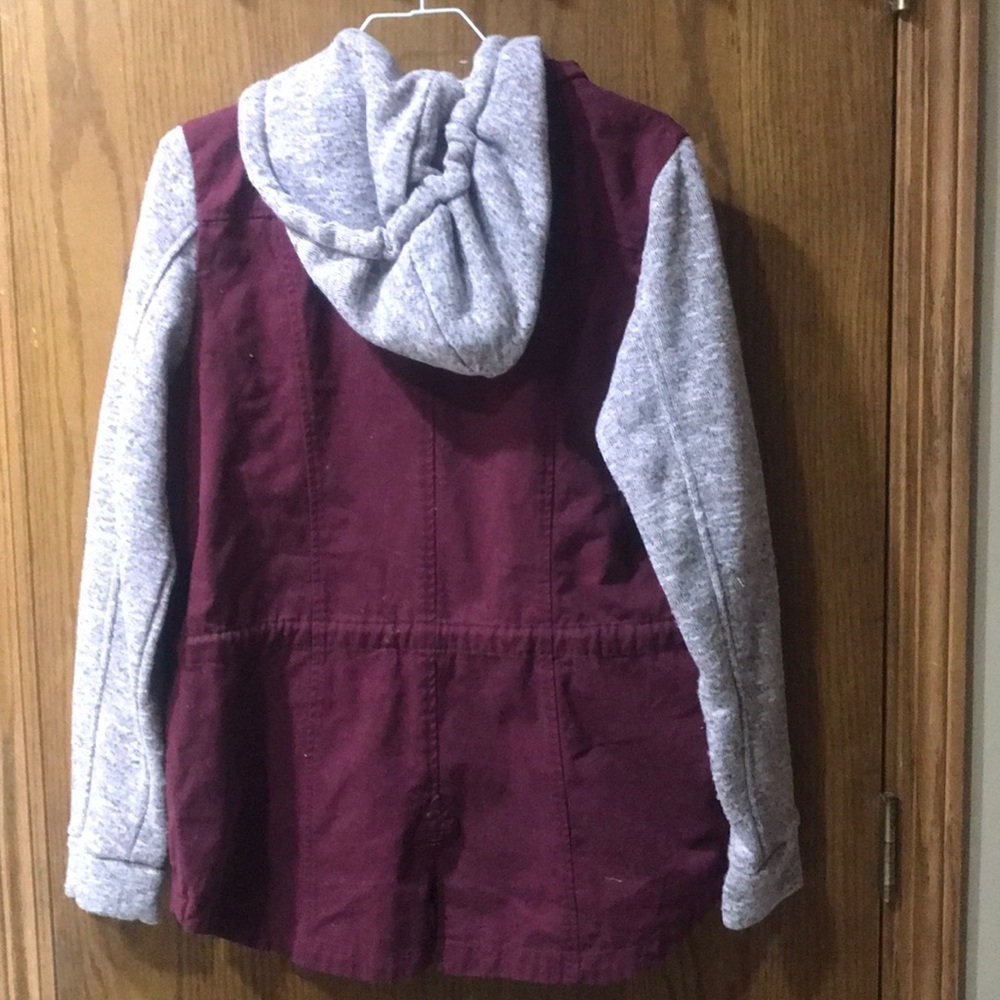 Maroon Utility Jacket - image 6
